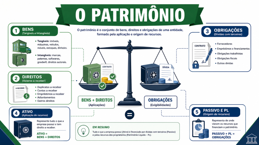 Bens, Direitos e Obrigações do Patrimônio